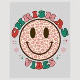 Leopard Print Christmas Vibes Ready to Press DTF Transfer